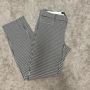 Slim skinny pant Banana Republic work pants Sloan houndstooth